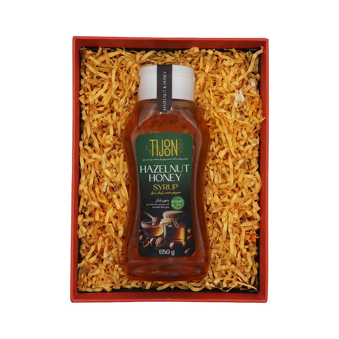 پک هدیه سیروپ عسل فندق
