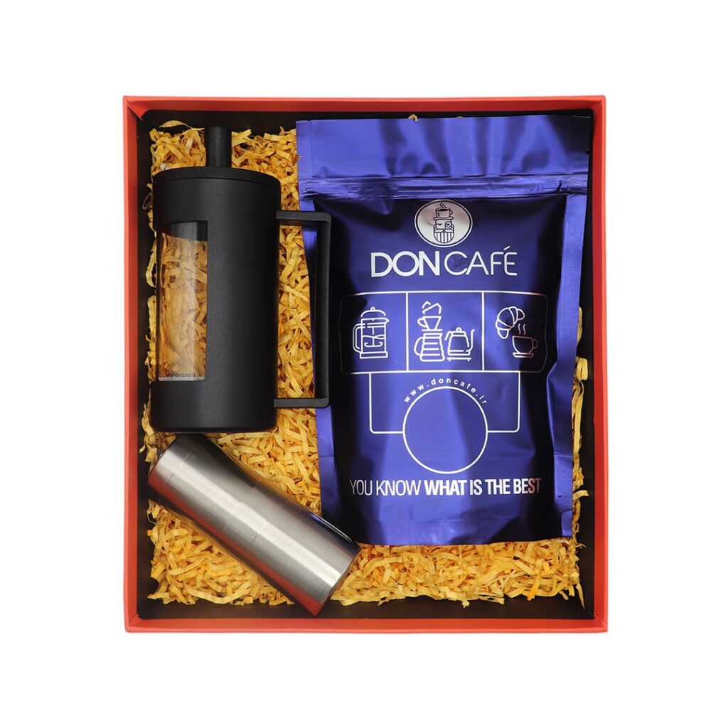 پک هدیه g3000 قهوه فرانسه - آسیاب دستی - فرنچ پرس